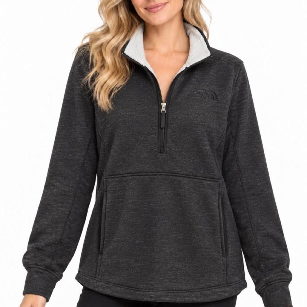 Alo-yoga Women's Grey and Black Sweatshirt